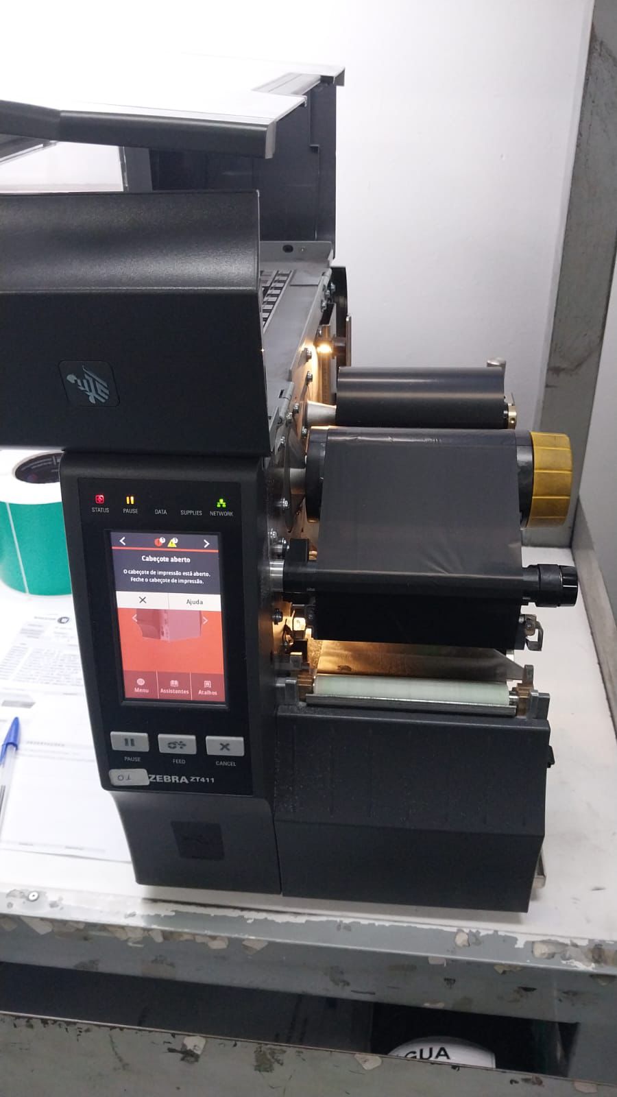 Manutenção de Impressora Industrial